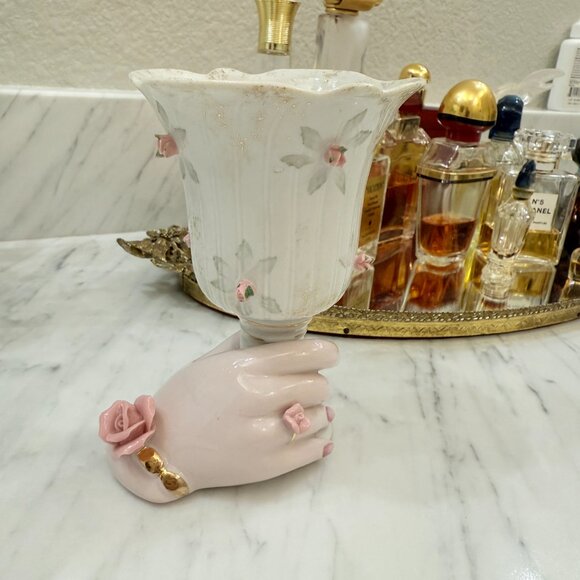 Vintage Porcelain "Hand" Vase - Picture 7 of 17